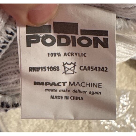 Denver Broncos Knit Beanie Hat Toque Navy Blue Orange Pom Bud Light  NFL Footbal - Picture 5 of 6